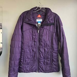 Columbia Purple Mighty Lite Omni-Heat Jacket - Size L
